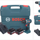 Bosch GSR 18V-45 Professional perceuse-visseuse sans fil 18 V 45 Nm sans balais + 2x batteries 4,0 Ah + chargeur + mallette en L
