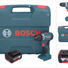 Bosch GSR 18V-45 Professional perceuse-visseuse sans fil 18 V 45 Nm sans balais + 1x batterie 5,0 Ah + mallette en L - sans chargeur
