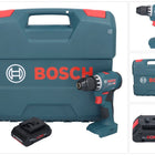 Bosch GSR 18V-45 Professional Perceuse-visseuse sans fil 18 V 45 Nm Brushless + 1x batterie ProCORE 4,0 Ah + L-Case - sans chargeur