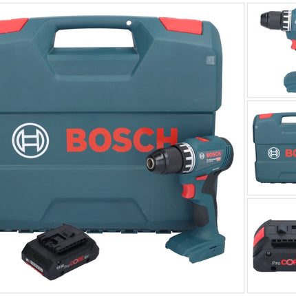 Bosch GSR 18V-45 Professional Perceuse-visseuse sans fil 18 V 45 Nm Brushless + 1x batterie ProCORE 4,0 Ah + L-Case - sans chargeur