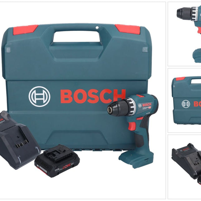 Bosch GSR 18V-45 Professional Perceuse-visseuse sans fil 18 V 45 Nm sans balais + 1 batterie ProCORE 4,0 Ah + chargeur + L-Case