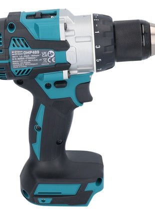 Makita DHP 489 Z Perceuse-visseuse à percussion sans fil 18 V 73 Nm Brushless Solo - sans batterie, sans chargeur