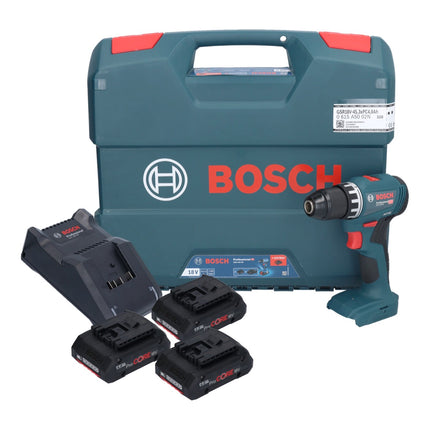 Bosch GSR 18V-45 Professional Perceuse-visseuse sans fil 18 V 45 Nm Brushless ( 0615A5002N ) + 3x batterie ProCORE 4,0 Ah + chargeur + L-Case