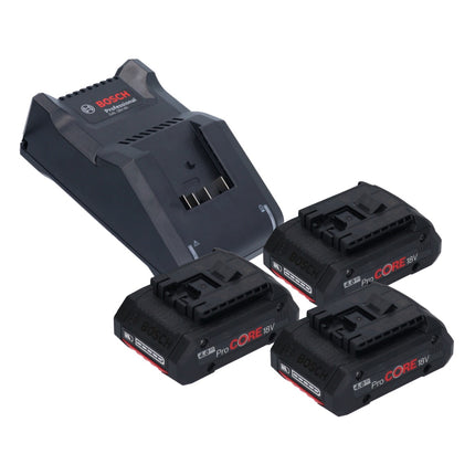 Bosch GSR 18V-45 Professional Perceuse-visseuse sans fil 18 V 45 Nm Brushless ( 0615A5002N ) + 3x batterie ProCORE 4,0 Ah + chargeur + L-Case