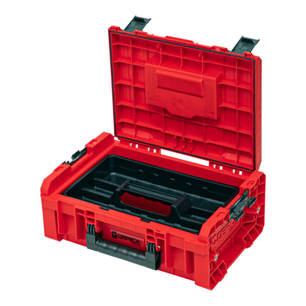 Qbrick System PRO RED ULTRA HD chariot à outils ensemble 3 en 1 tiroir 3 boîte à outils 2.0 expert + mallette technologique PRO 2.0 + chariot PRO 2.0