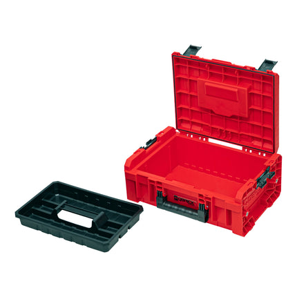 Qbrick System PRO RED ULTRA HD chariot à outils ensemble 3 en 1 tiroir 3 boîte à outils 2.0 expert + mallette technologique PRO 2.0 + chariot PRO 2.0
