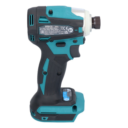 Makita DTD 172 Z Visseuse à choc sans fil 18 V 180 Nm 1/4'' Brushless Solo - sans batterie, sans chargeur