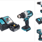 Makita DHP 489 RF1 Perceuse-visseuse à percussion sans fil 18 V 73 Nm Brushless + 1x batterie 3,0 Ah + chargeur