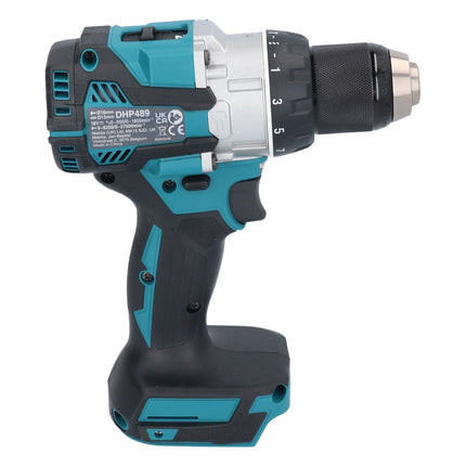 Makita DHP 489 RF1 Perceuse-visseuse à percussion sans fil 18 V 73 Nm Brushless + 1x batterie 3,0 Ah + chargeur