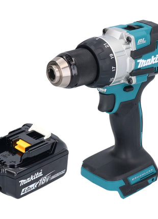 Makita DHP 489 M1 Perceuse-visseuse à percussion sans fil 18 V 73 Nm Brushless + 1x batterie 4,0 Ah - sans chargeur