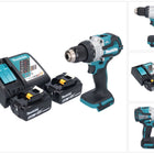 Makita DHP 489 RG Perceuse-visseuse à percussion sans fil 18 V 73 Nm Brushless + 2x batterie 6,0 Ah + chargeur