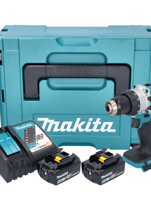 Makita DHP 489 RMJ Perceuse-visseuse à percussion sans fil 18 V 73 Nm Brushless + 2x batterie 4,0 Ah + chargeur + Makpac