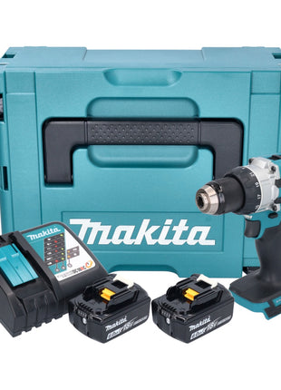 Makita DHP 489 RGJ Perceuse-visseuse à percussion sans fil 18 V 73 Nm Brushless + 2x batterie 6,0 Ah + chargeur + Makpac