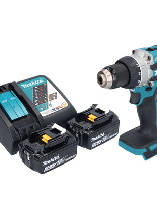 Makita DDF 489 RF taladro atornillador inalámbrico 18 V 73 Nm sin escobillas + 2 baterías 3,0 Ah + cargador