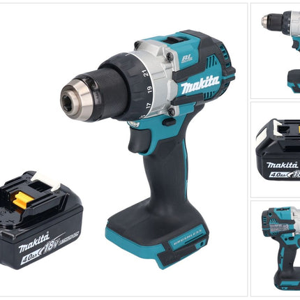 Makita DDF 489 M1 Perceuse-visseuse sans fil 18 V 73 Nm Brushless + 1x batterie 4,0 Ah - sans chargeur