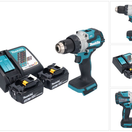 Makita DDF 489 RM Perceuse-visseuse sans fil 18 V 73 Nm Brushless + 2x batterie 4,0 Ah + chargeur