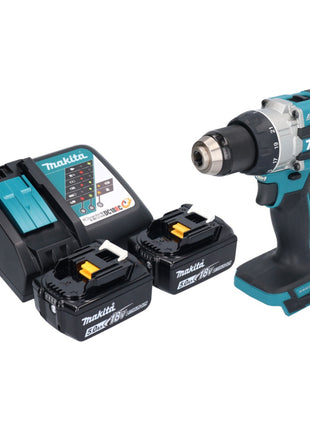 Makita DDF 489 RT perceuse/visseuse sans fil 18 V 73 Nm Brushless + 2x batteries rechargeables 5,0 Ah + chargeur + chargeur de batterie