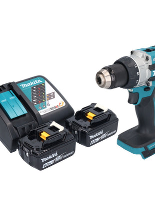 Makita DDF 489 RG taladro atornillador inalámbrico 18 V 73 Nm sin escobillas + 2 baterías 6,0 Ah + cargador