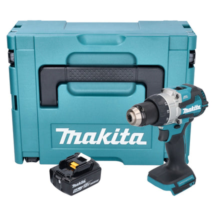Makita DDF 489 T1J Perceuse-visseuse sans fil 18 V 73 Nm Brushless + 1x batterie 5,0 Ah + Makpac - sans chargeur