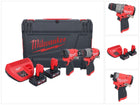 Milwaukee M12 FPP2A2-602X Kit combiné ( 4933480588 ) Perceuse-visseuse à percussion sans fil M12 FPD2 45 Nm + M12 FID2 Clé à choc sans fil 170 Nm 1/4'' Brushless + 2x batterie 6,0 Ah + chargeur + HD-Box