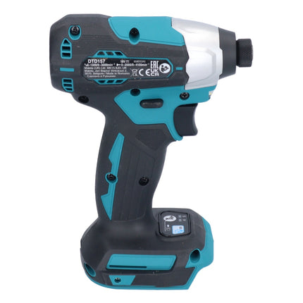 Makita DTD 157 M1 Clé à choc sans fil 18 V 140 Nm 1/4'' Brushless + 1x batterie 4,0 Ah - sans chargeur