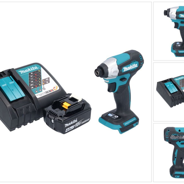 Makita DTD 157 RM1 Clé à choc sans fil 18 V 140 Nm 1/4'' Brushless + 1x batterie 4,0 Ah + chargeur