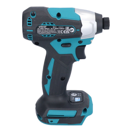 Makita DTD 157 RM Clé à choc sans fil 18 V 140 Nm 1/4'' Brushless + 2x batterie 4,0 Ah + chargeur