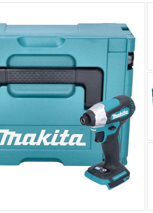 Makita DTD 157 ZJ Clé à choc sans fil 18 V 140 Nm 1/4'' Brushless + Makpac - sans batterie, sans chargeur