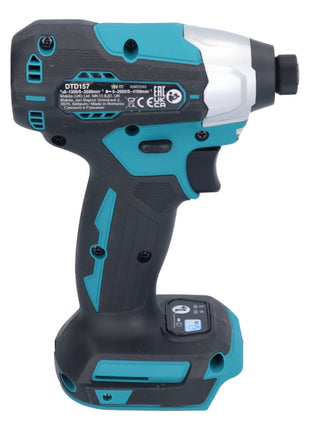 Makita DTD 157 ZJ Clé à choc sans fil 18 V 140 Nm 1/4'' Brushless + Makpac - sans batterie, sans chargeur