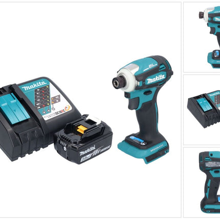 Makita DTD 172 RF1 Clé à choc sans fil 18 V 180 Nm 1/4'' Brushless + 1x batterie 3,0 Ah + chargeur