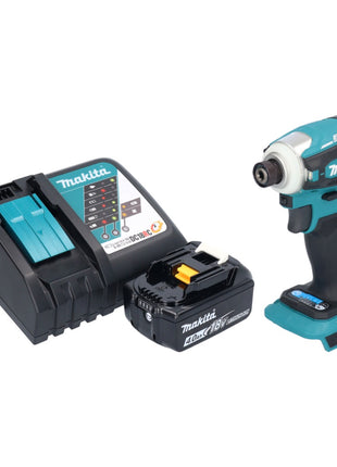 Makita DTD 172 RM1 Atornillador de impacto inalámbrico 18 V 180 Nm 1/4" sin escobillas + 1x batería 4,0 Ah + cargador