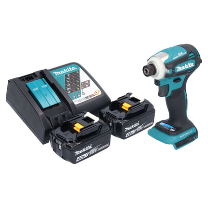 Makita DTD 172 RM Clé à choc sans fil 18 V 180 Nm 1/4'' Brushless + 2x batterie 4,0 Ah + chargeur