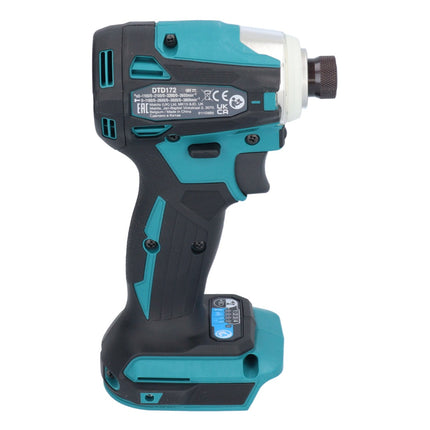 Makita DTD 172 RG1 Clé à choc sans fil 18 V 180 Nm 1/4'' Brushless + 1x batterie 6,0 Ah + chargeur