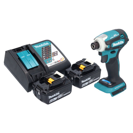 Makita DTD 172 RG Clé à choc sans fil 18 V 180 Nm 1/4'' Brushless + 2x batterie 6,0 Ah + chargeur