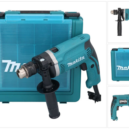 Perceuse à percussion Makita HP 1630 K 710 watts + Coffret
