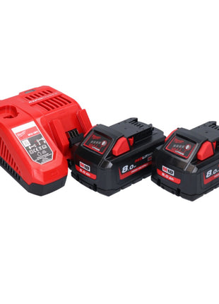 Milwaukee M18 FTS210-802B Scie circulaire sur table sans fil 18 V 210 mm Brushless + 2x batterie 8,0 Ah + kit chargeur