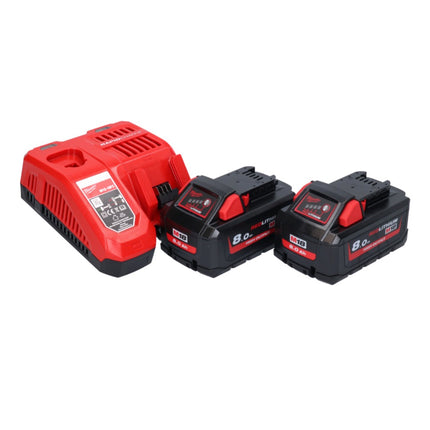 Milwaukee M18 FTS210-802B Scie circulaire sur table sans fil 18 V 210 mm Brushless + 2x batterie 8,0 Ah + kit chargeur