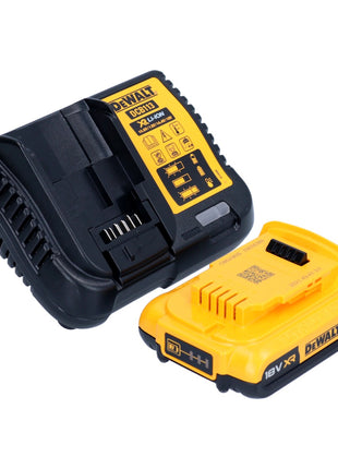 Scie circulaire manuelle à batterie DeWalt DCS 565 D1 18 V 165 mm sans balais + 1x batterie 2,0 Ah + chargeur