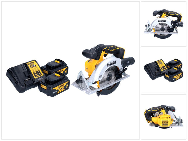 DeWalt DCS 565 M2 Scie circulaire portative sans fil 18 V 165 mm Brushless + 2x batterie 4,0 Ah + chargeur