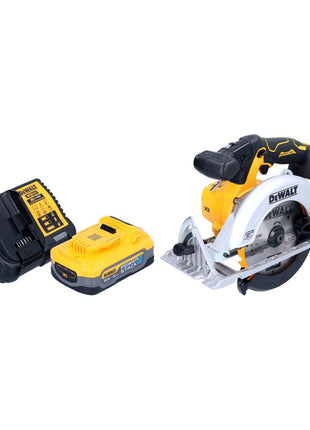 DeWalt DCS 565 H1 Scie circulaire manuelle sans fil 18 V 165 mm Brushless + 1x batterie Powerstack 5,0 Ah + chargeur