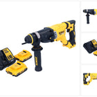 Marteau combiné à batterie DeWalt DCH 263 D2 18 V 3 J SDS Plus Brushless + 2x batteries 2,0 Ah + chargeur