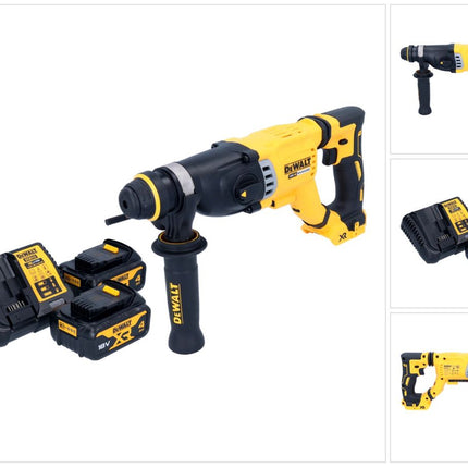 Marteau combiné à batterie DeWalt DCH 263 M2 18 V 3 J SDS Plus Brushless + 2x batteries 4,0 Ah + chargeur