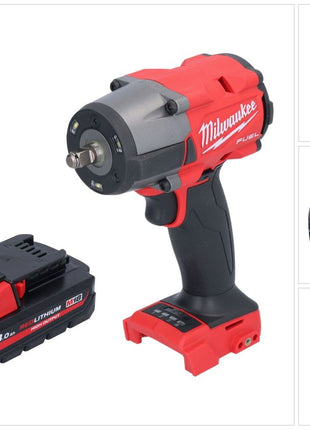 Milwaukee M18 FMTIW2F38-301 Akumulatorowy klucz udarowy 18 V 745 Nm 3/8" bezszczotkowy + 1x akumulator 3,0 Ah - bez ładowarki