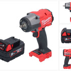 Milwaukee M18 FMTIW2F38-501 Clé à choc sans fil 18 V 745 Nm 3/8'' Brushless + 1x batterie 5,0 Ah - sans chargeur