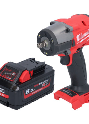 Milwaukee M18 FMTIW2F38-801 Clé à choc sans fil 18 V 745 Nm 3/8'' Brushless + 1x batterie 8,0 Ah - sans chargeur