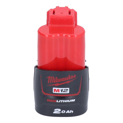Milwaukee M12 FPD2-201 Perceuse-visseuse à percussion sans fil 12 V 45 Nm Brushless + 1x batterie 2,0 Ah - sans chargeur