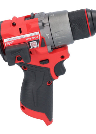 Milwaukee M12 FPD2-201 Perceuse-visseuse à percussion sans fil 12 V 45 Nm Brushless + 1x batterie 2,0 Ah - sans chargeur