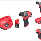 Perceuse à percussion sans fil Milwaukee M12 FPD2-201 12 V 45 Nm sans balais + 1 batterie 2,0 Ah + chargeur
