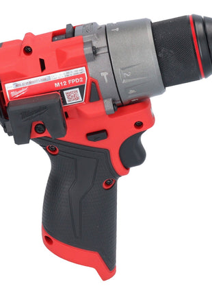 Milwaukee M12 FPD2-202 Akku Schlagbohrschrauber 12 V 45 Nm Brushless + 2x Akku 2,0 Ah + Ladegerät