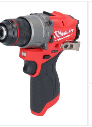 Milwaukee M12 FPD2-251 Perceuse-visseuse à percussion sans fil 12 V 45 Nm Brushless + 1x batterie 2,5 Ah - sans chargeur